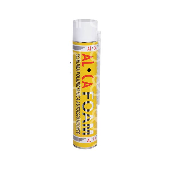 Al-ca 10sma0175 schiuma poliuretanica alcafoam erogazione manuale contenuto ml 750 classificazione b3 colore giallo resa l 35