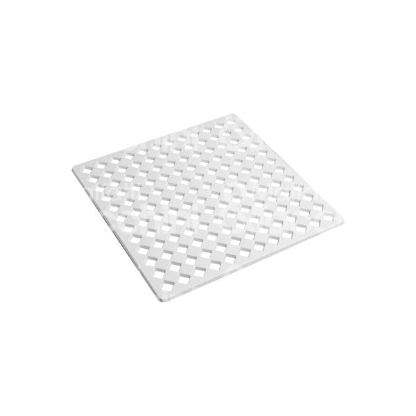 Effe hydro 421000n pedana per doccia camelia materiale pvc misura cm 48 x 48 bianco