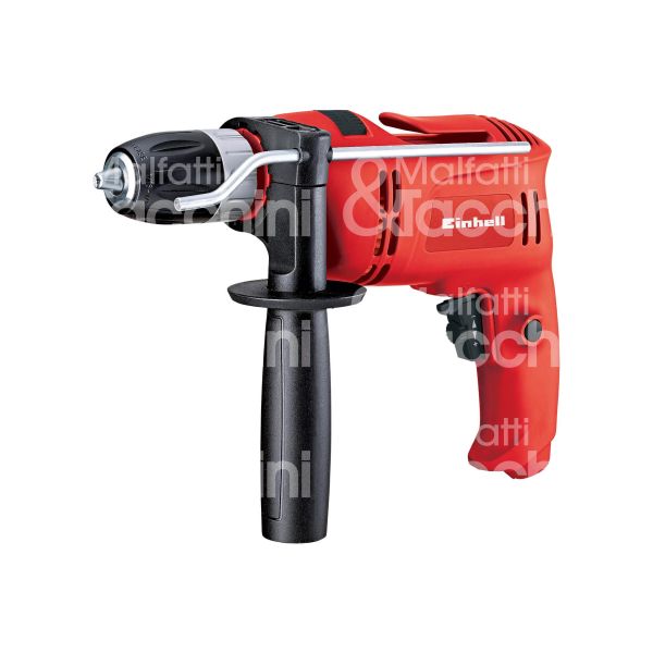 Einhell 4258682 trapano a filo con percussione tc-id 650 e potenza 650 w mandrino autoserrante serraggio mm 1,5-13 peso kg 1,8