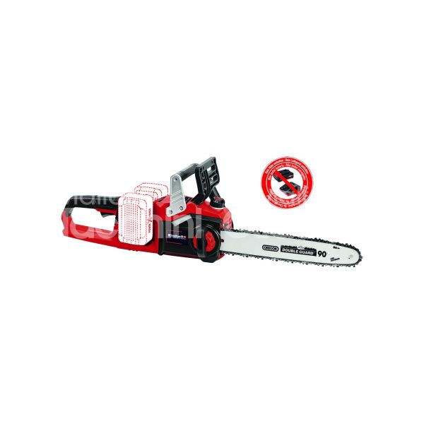 Einhell 4501780 elettrosega a batteria ge - lc 36/35 li-solo linea x-change potenza 36 v batteria senza taglio mm 330