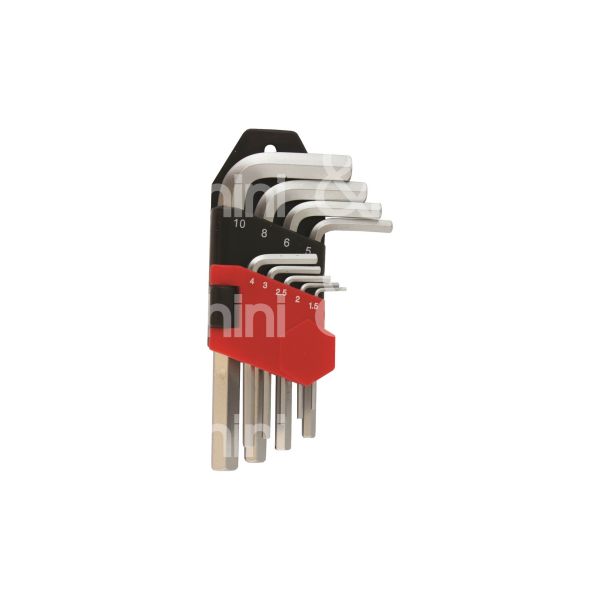 Krino 65101041 serie chiavi torx con foro art. 65101041 misura tx 10/tx 50 set pz 9