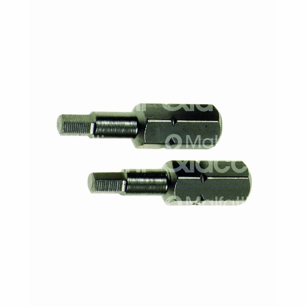 Poggi 45300 inserto per avvitatore art. 453.00 ferro impronta esagonale maschio mm 2 - l mm 25 - attacco 1/4 pollici pz 2