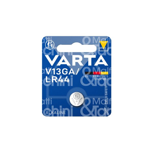 Varta 4276101401 pila v13ga - lr44 bottone alkaline confezione pz 1 - volts 1,5 v -