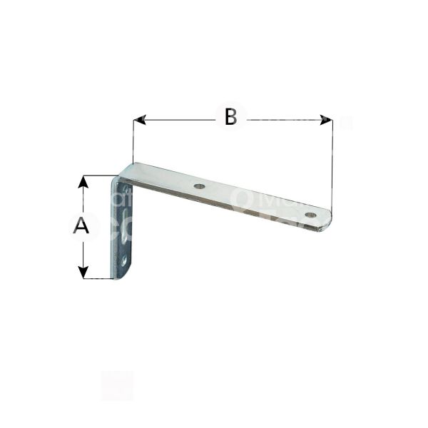 Sipa 15051 reggimensola pesante senza saetta art. 26 ferro zincato l mm 80 h mm 70