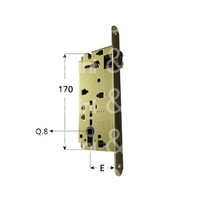 Agb b208515347 serratura patent bordo tondo e 50 laterale cromo opaco