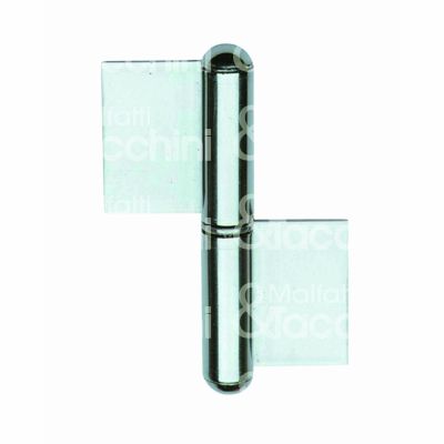 Aldeghi 1222i100d fisce saldare a tappo art. 1222in mano dx sezione 2 ali acciaio inox l mm 100 - Ø mm 17