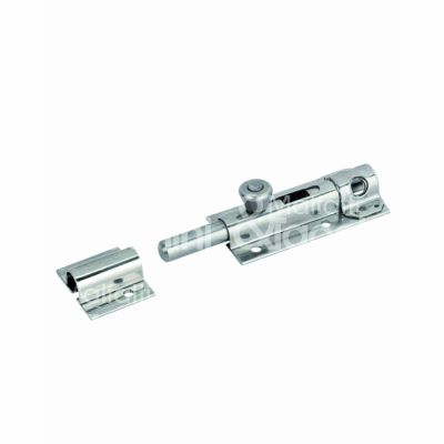 Aldeghi 248i10 catenaccio trasversale a cannone art. 248i acciaio inox con portalucchetto l mm 100 x h mm 36 sezione asta tonda misura mm 10