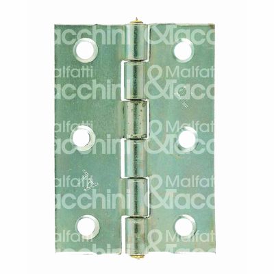 Aldeghi 838070 cerniera a libro perno fisso art. 838 sezione 1/2 larga acciaio lucido pollici 2 3/4 l mm 50 - h mm 70