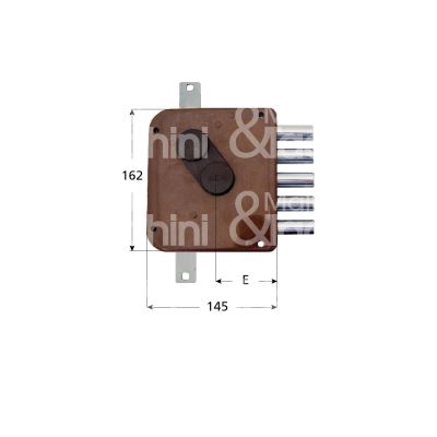 Atra ser50212da serratura applicare doppia mappa quintuplice e 65 dx 5 catenacci int. cat. 27