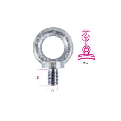 Beta 080400433 golfare per sollevamento maschio art. 080400433 ferro zincato Ø mm m 33 - portata kg 3900