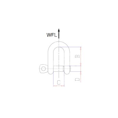 Beta 085240005 grilli diritti art. 085240005 ferro zincato - pollici 3/16 - Ø mm m 5 - portata kg 40