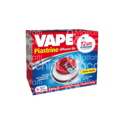 Vape 2019435 elettroemanatore vape art. 2019435 erogazione piastrine