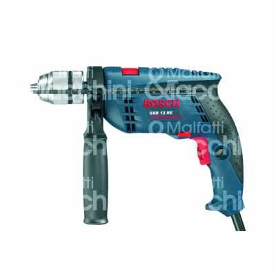 Bosch 0601131703 trapano a filo con percussione gsb13 re linea professional potenza 600 w velocità 1 mandrino autoserrante serraggio mm 1,5-13 peso kg 1,8