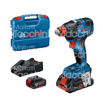 Bosch 06019j2206 avvitatore a batteria in valigetta gdx 18v-200 linea professional potenza 18 v batteria 2 x 4,0 ah peso senza batteria kg 1,2