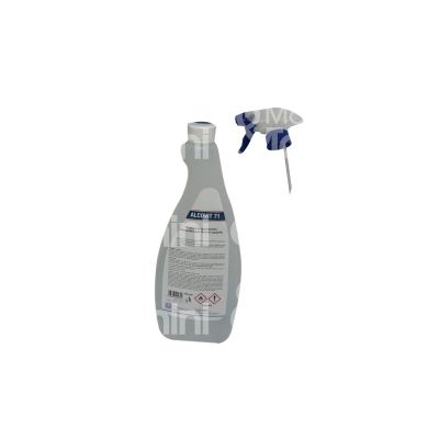 Astral pulizia pf1312 detergente sanitizzante alcovit 71 misura a base alcolica e con cloruro di benzalconio capacità ml 750