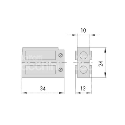 Cisa 07086000 bobina 12 volt ambidestra