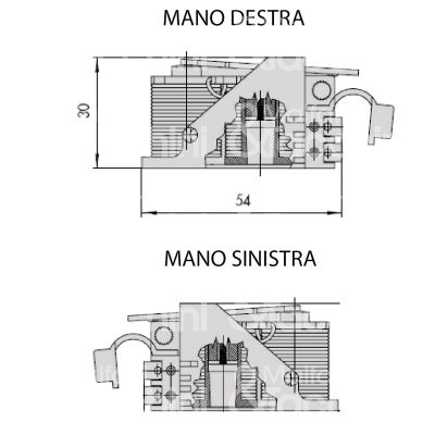 Cisa 07118001 bobina 12 volt dx