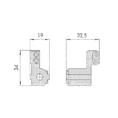 Cisa 07128000 bobina 12 volt ambidestra