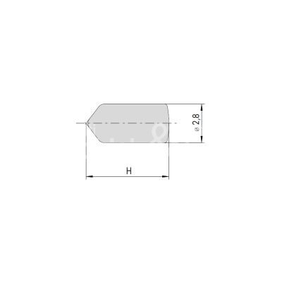 Cisa 07551410 perno n 2 per cilindri c2000 misura mm 5,6 Ø 2,8