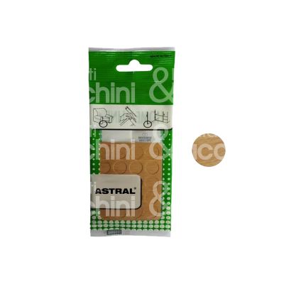 Astral feltrini covbia60 copriforo adesivo art. covbia60 confezione 60 pz tondo materiale pvc misura mm Ø 13 bianco