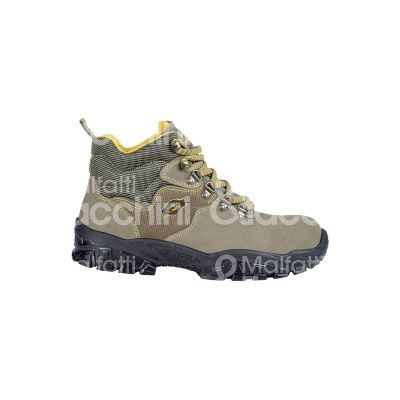 Cofra tev40 scarpa antinfortunistica alta new tevere classe di protezione s1 p src taglia 40 colore beige tomaia pelle scamosciata suola pu bidensita' puntale acciaio 200 j lamina antiperforazione conformità en iso 20345:2011