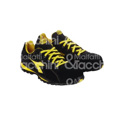 SCARPA ANTINFORTUNISTICA 42 DIADORA GLOVE II TEXT BASSA CLASSE S1P SRA HRO  NERA