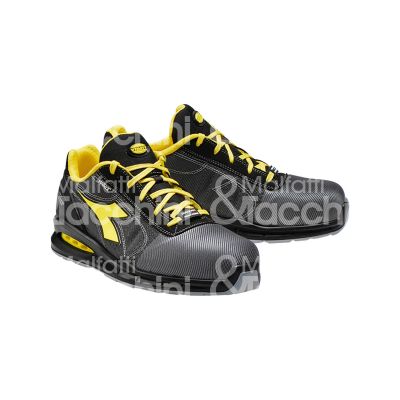 Diadora 176214gn44 scarpa antinfortunistica bassa run net airbox matryx low classe di protezione s1p hro sra taglia 44 colore nero/giallo tomaia matryx 2.0 suola pu puntale acciaio 200 j lamina antiperforazione conformità en iso 20345:2011