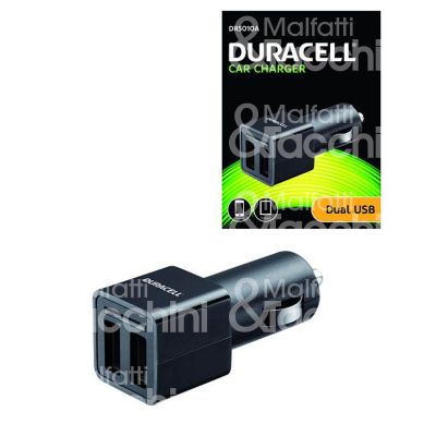 D.o.b. du5010a caricatore auto art. du5010a attacco usb n prese 2 tensione 12 v output 4,8 a nero