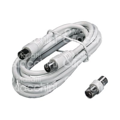 Fme fanton 36020 prolunga tv art. 36020 spina spina + presa + riduzione bianco