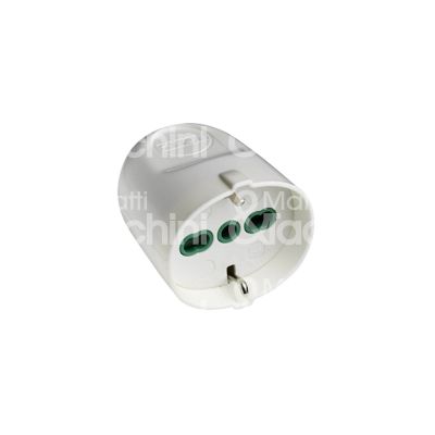 Fme fanton 81050 presa civile bipasso/schuko art. 81050 bianco 2 p + t 10/16 a - 220v -