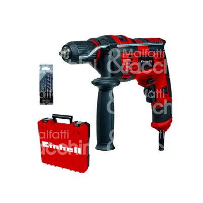 Einhell 4259846 trapano a filo con percussione tc-id 720/1 e-kit linea classic potenza 720 w mandrino autoserrante serraggio mm 1,5-13 peso kg 2