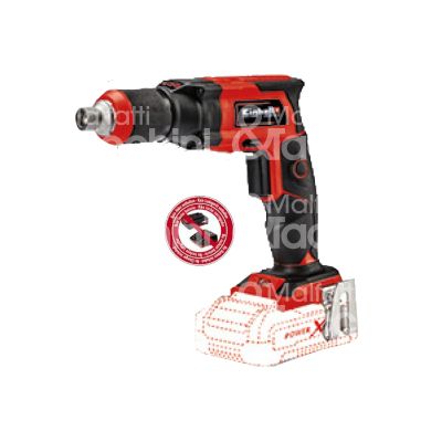 Einhell 4259980 avvitatore per cartongesso solo te-dy 18 li gamma x-change linea expert potenza 18 v batteria senza serraggio esagonale 1/4 pollici peso senza batteria kg 0,9