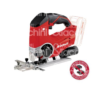 Einhell 4321200 seghetto alternativo solo te - js 18 li gamma x-change linea expert plus potenza 18 v senza batteria movimento pendolare peso senza batteria kg 1,8