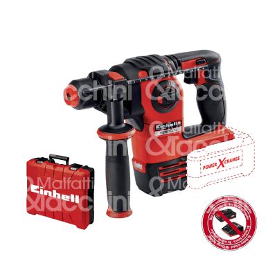 Einhell 4513900 martello tassellatore e demolitore a batteria in valigetta solo herocco li-bl linea x-change potenza 18 v forza percussioni 2,2 j batteria senza mandrino sds plus peso senza batteria kg 2,12