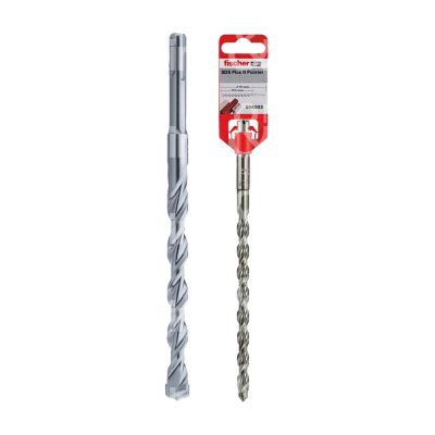 Fischer 504010 punta per muro art. 504010 attacco sds plus Ø mm 13 lunghezza utile mm 100 lunghezza totale mm 160 2 taglienti