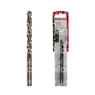 Fischer 530492 punta hss cobalto art. 530492 Ø mm 1,5 lunghezza utile mm 18 lunghezza totale mm 40