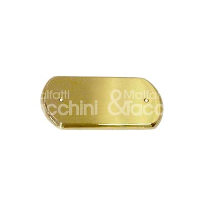 Ghidini 55448900001 coprinterruttore art. gioia posti cieco ottone lucido verniciato