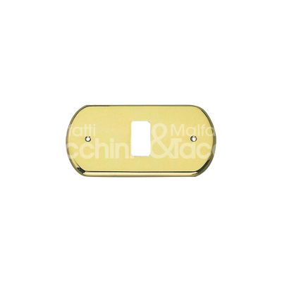 Ghidini 55448900109 coprinterruttore art. gioia posti 1 ottone oro 24 k