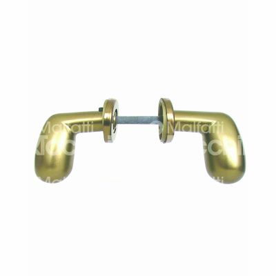 Ghidini 701287004 pomolo accoppiato pigna alluminio bronzato quadro mm 8x70 Ø rosetta mm 50