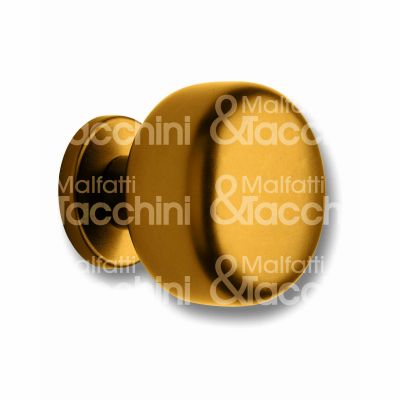 Ghidini 77486755500 pomolo centro porta universal alluminio bronzato Ø mm 55 fissaggio niples esagonale Ø rosetta mm 51