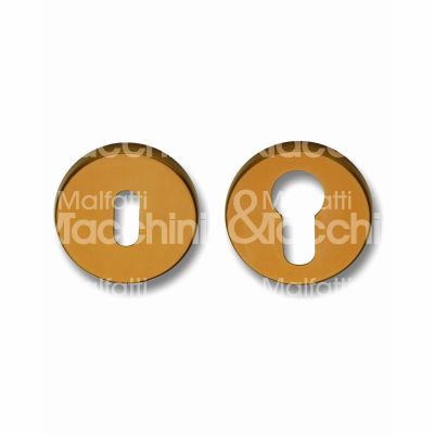 Ghidini 77498631000 coppia bocchetta alox alluminio bronzato foro patent Ø mm 45