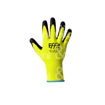 Gruppo gieffe 730260n guanto spalmato art. 730260n materiale lattice con supporto poliestere taglia 8 colore giallo