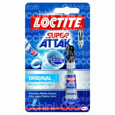 Henkel 579572 adesivo istantaneo liquido super attak contenuto gr 3