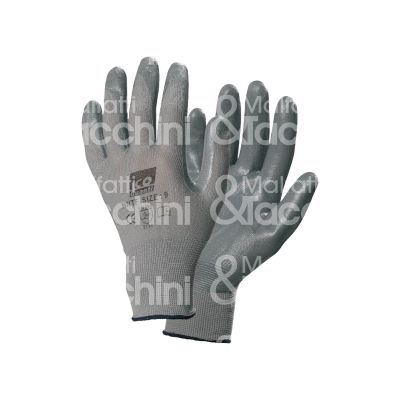 Icoguanti nntfm guanto spalmato mechanical safety 112 materiale palmo nitrile taglia 7/m colore grigio