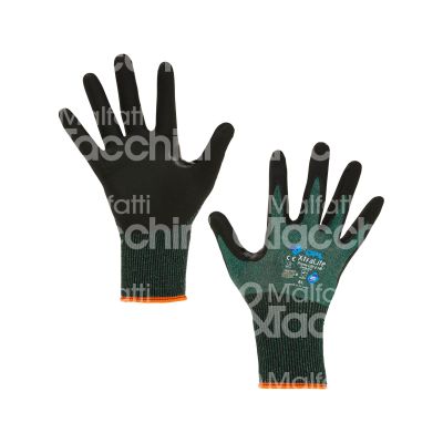 Icoguanti nxlb7 guanto spalmato mechanical safety 233 materiale palmo nitrile taglia 7 colore verde/nero