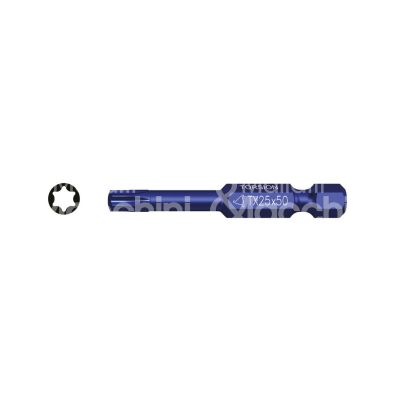 Krino 61104005 inserto torx per avvitatore torsion resistente a coppie elevate art. 61104005 acciaio impronta tx 10 - l mm 50 - attacco 1/4 pollici pz 5