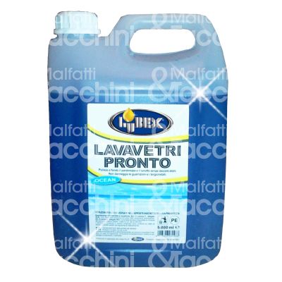 Lubex 7926 detergente auto flacone art. 7926 utilizzo liquido tergivetro contenuto ml. 5000