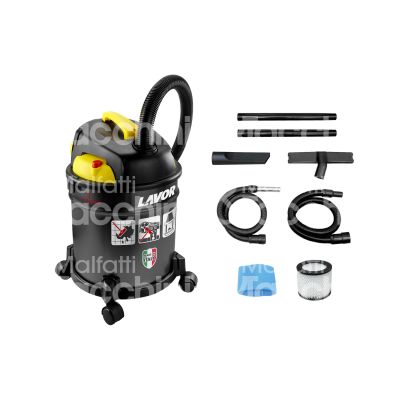 Lavorwash 82430003 aspiratore solidi e liquidi freddy materiale metallo serbatoio lt. 20 potenza 1200 w