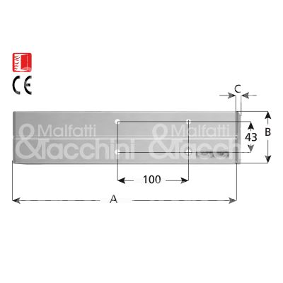 Mab dc500ev1 chiudiporta aereodinamico dc500 argento forza 1÷4 portata kg max 20÷80