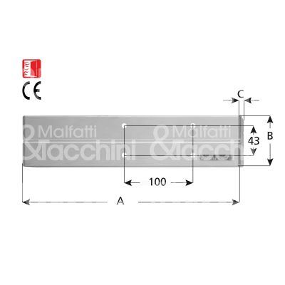 Mab dc700ev1 chiudiporta aereodinamico dc700 argento forza 3÷6 portata kg max 60÷120